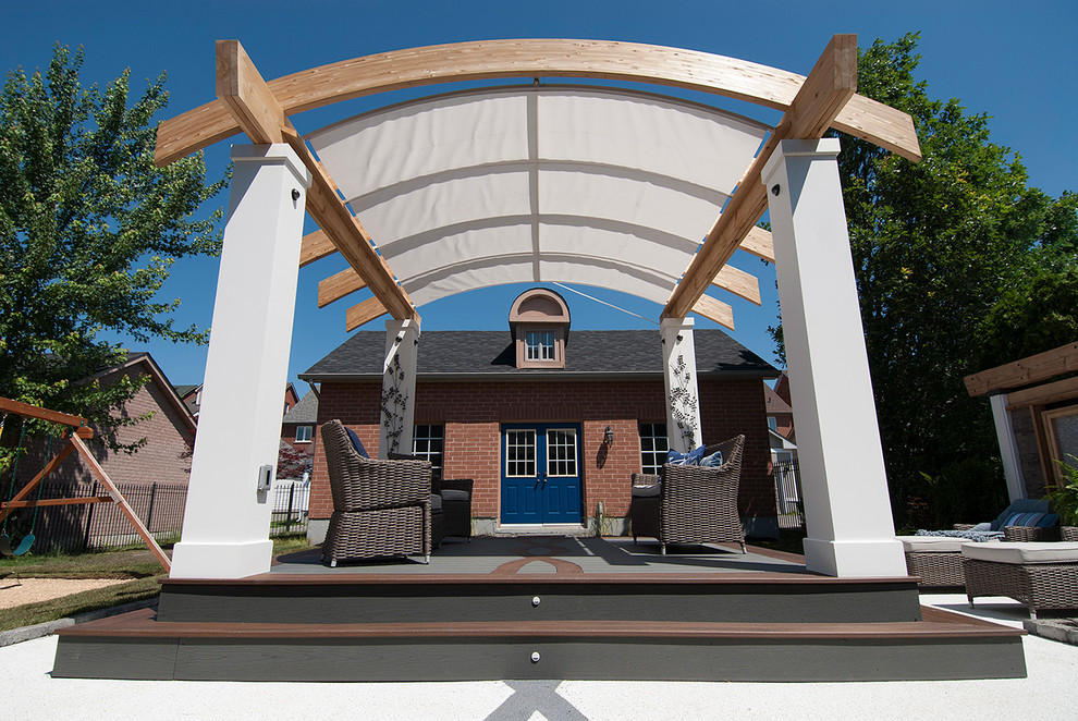 The Awning Deck Contemporary Deck Toronto by Paul Lafrance
