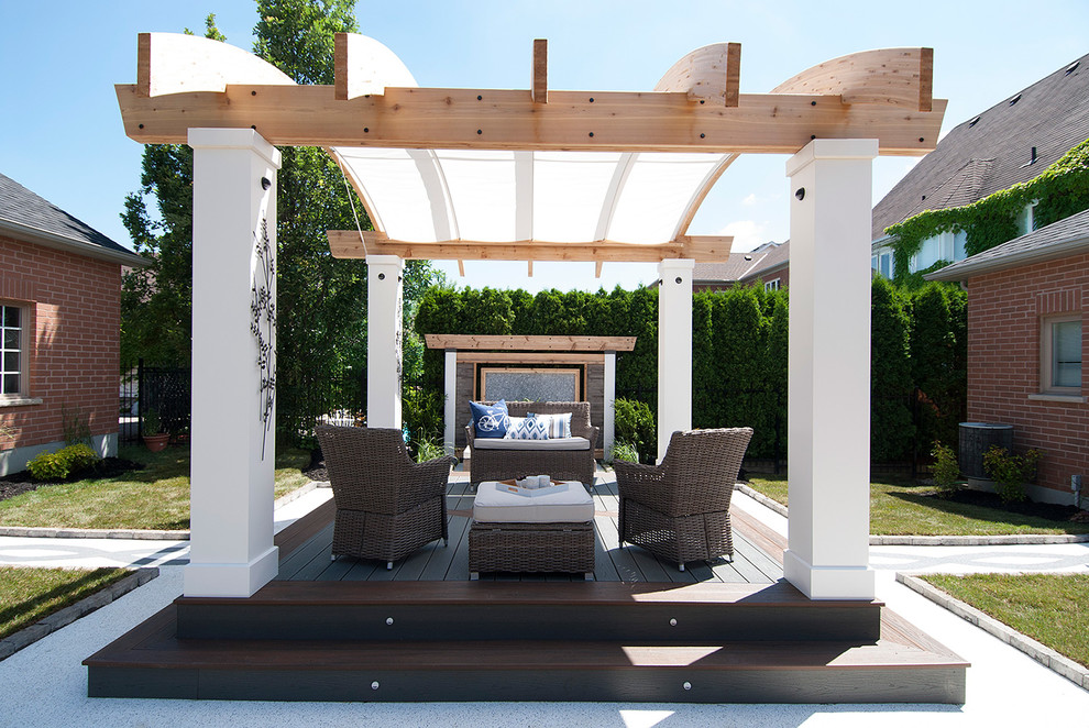 The Awning Deck Contemporary Deck Toronto by Paul Lafrance
