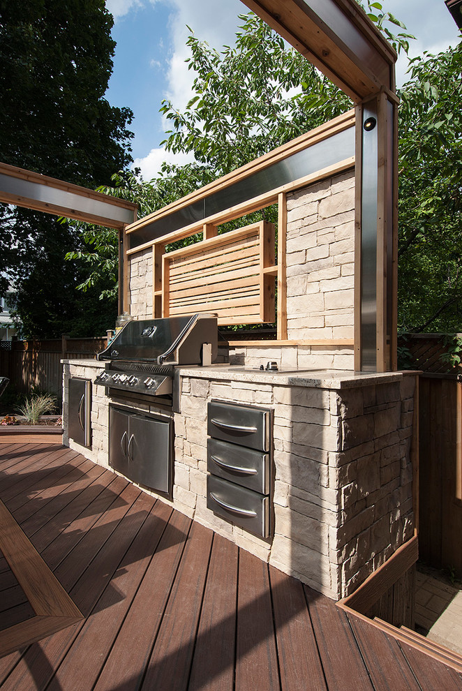 The BBQ Deck Traditional Deck Toronto by Paul Lafrance Design
