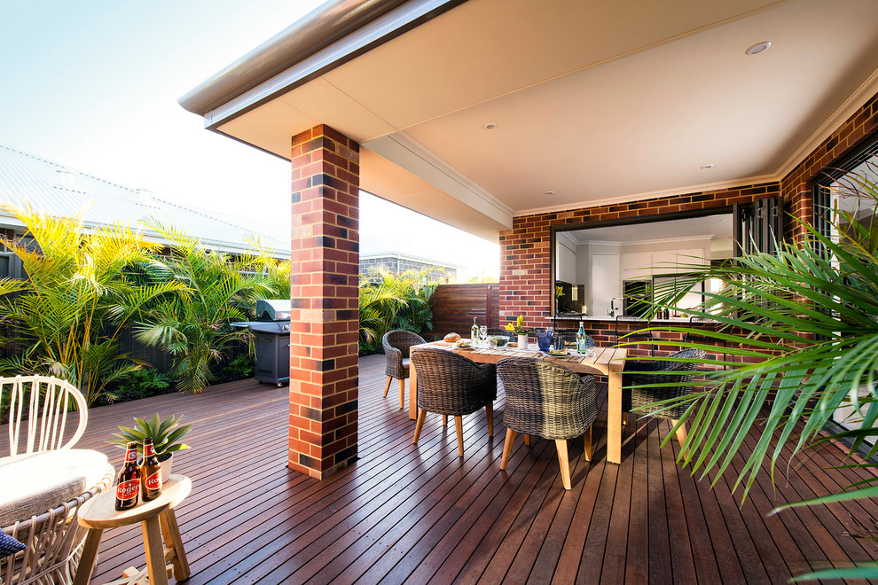Example of a trendy deck design in Perth
