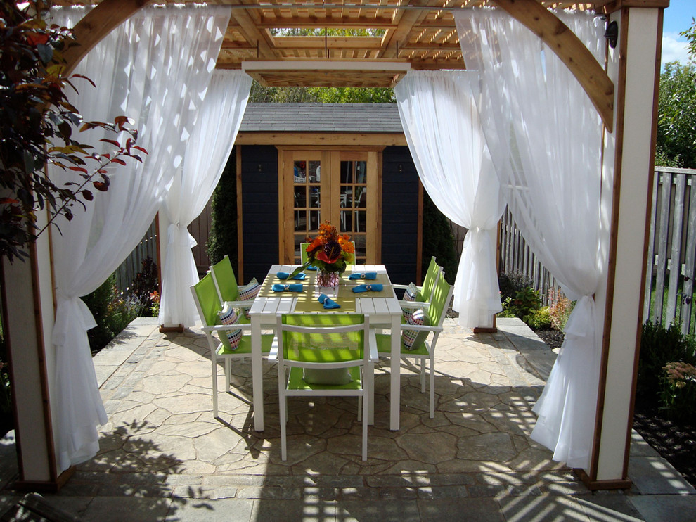 Immagine di un patio o portico design