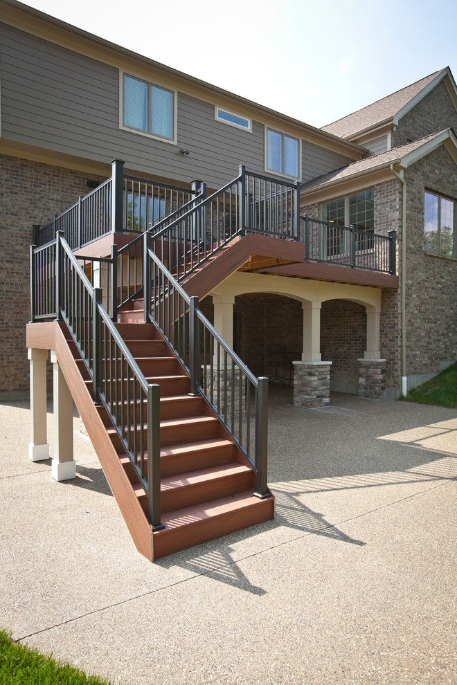 The Reserves at Willows Bend Model Home Transitional Deck Cincinnati by Zicka Homes Houzz