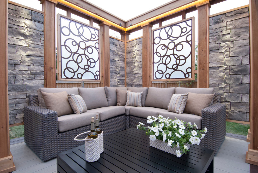 The Triangle Deck Contemporary Deck Toronto by Paul Lafrance Design Houzz