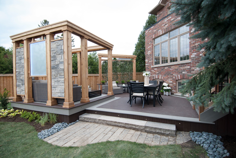 The Triangle Deck Contemporary Deck Toronto by Paul Lafrance Design Houzz