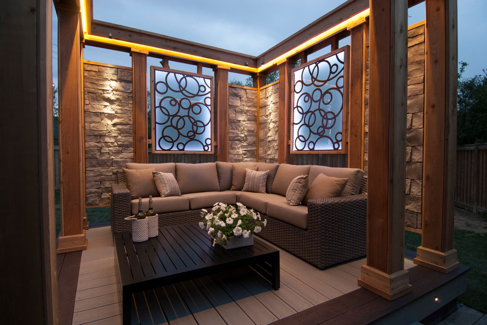 The Triangle Deck Contemporary Deck Toronto by Paul Lafrance Design Houzz