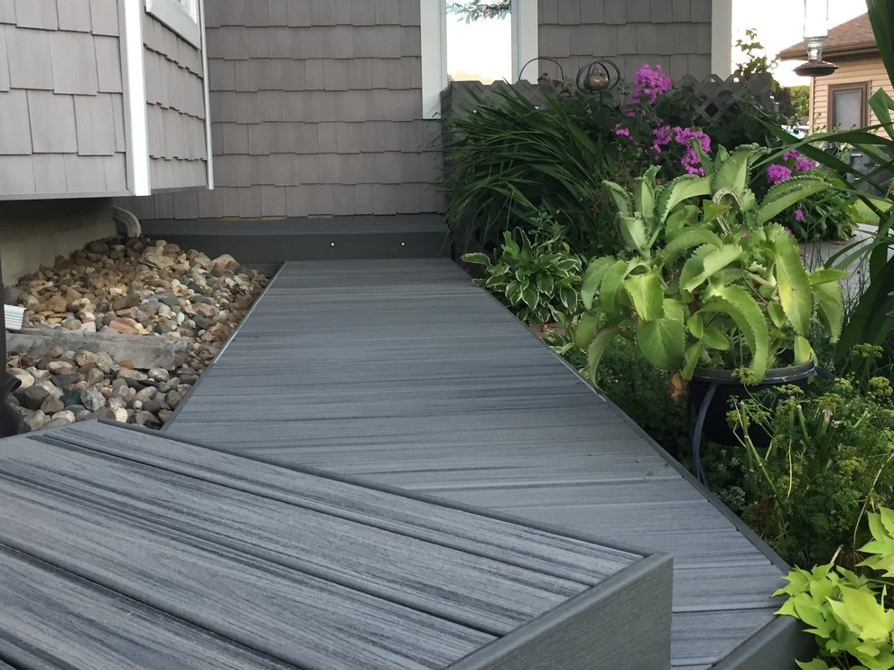 The Triangle Deck Eclectic Deck Grand Rapids by Pristine Decks & Design Houzz