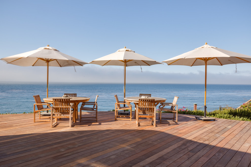 This is an example of a beach style terrace in Santa Barbara.