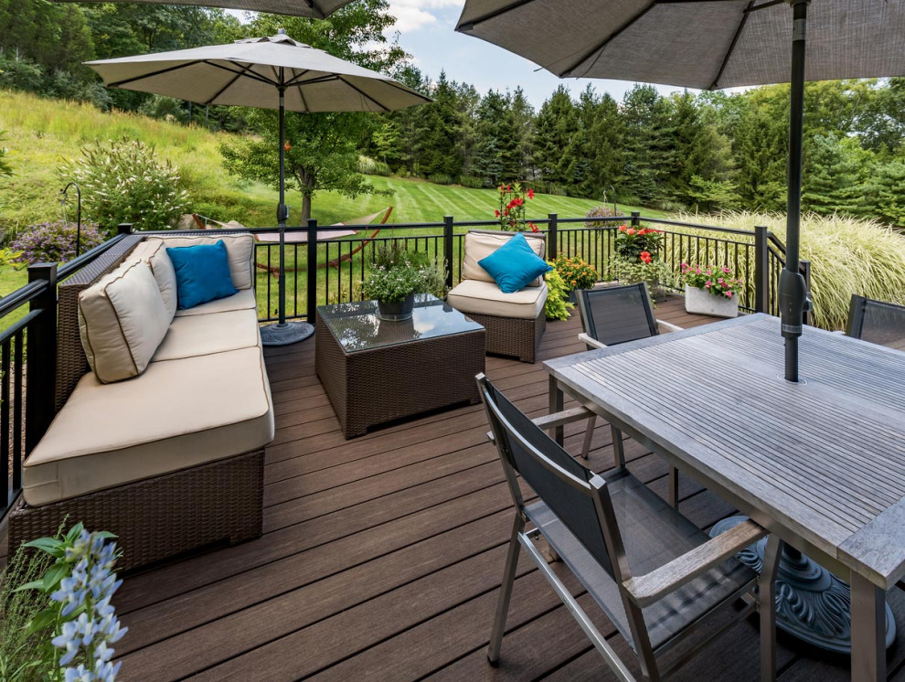 TimberTech AZEK Vintage Collection Decking in English Walnut