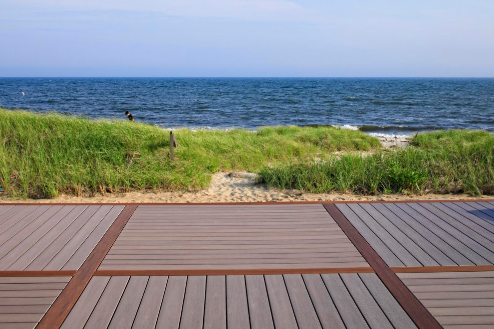 TimberTech AZEK Vintage Collection Decking in Mahogany and Silver Oak ...