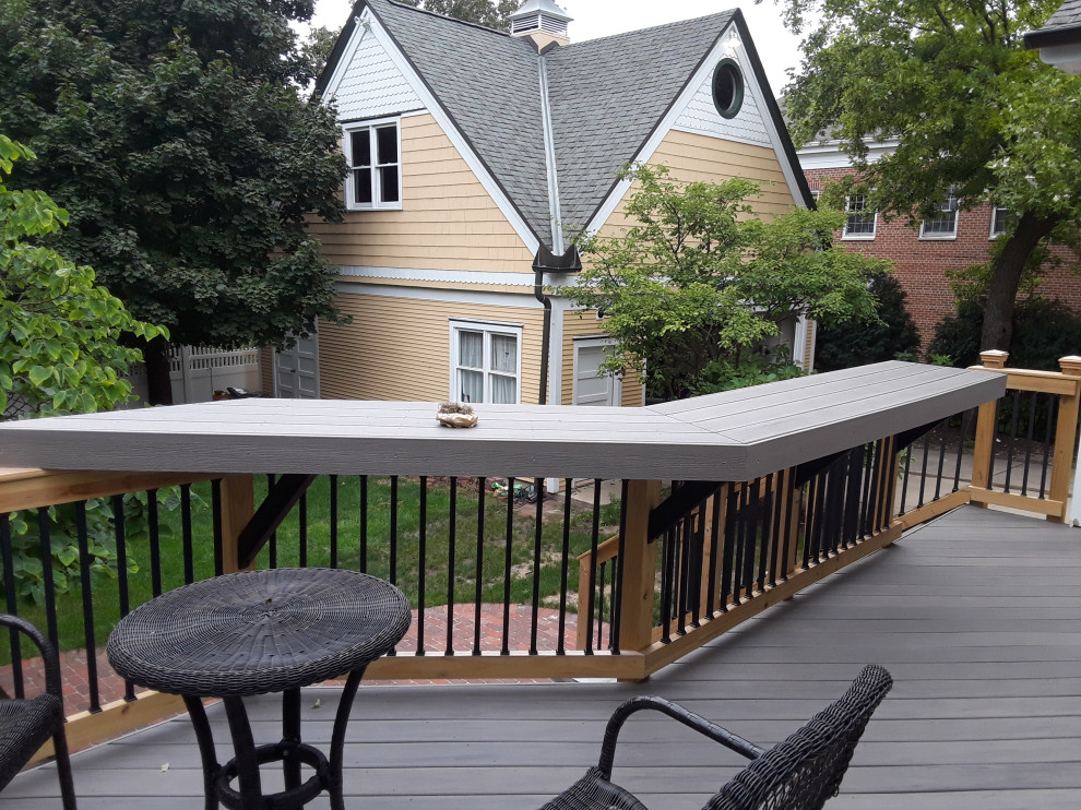 TimberTech Deck & Patio Re-lay in Glen Ellyn, IL - Traditional - Deck ...