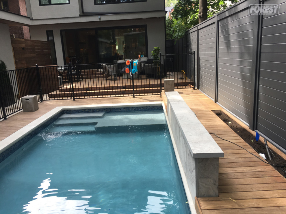 Toronto Cedar Decking Pool Other by Forest Fence & Deck Co Ltd