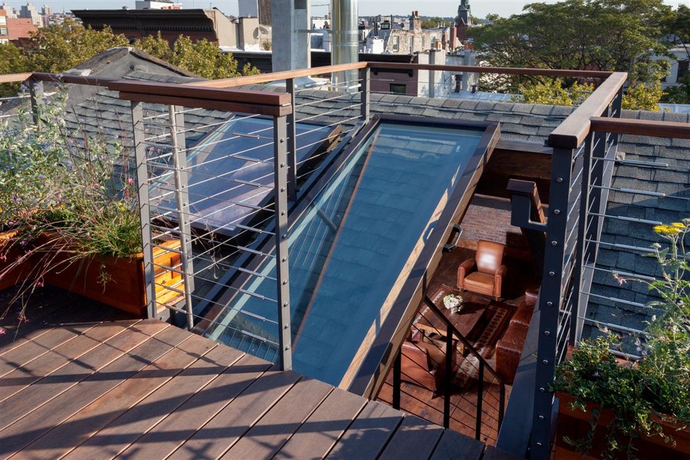Townhouse, New York Deck New York by Baxt Ingui Architects PC Houzz