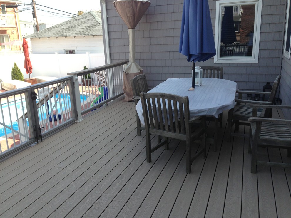 Trex Transcends Gravel Path & Rope Swing Decking Modern Deck New