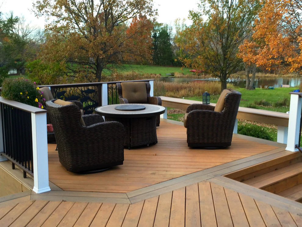 Unique Deck Design in Long Grove, IL Traditional Deck Chicago