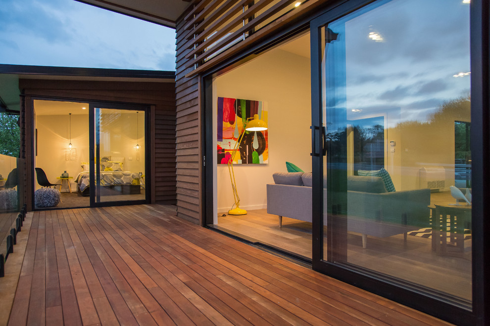 Contemporary terrace in Auckland.