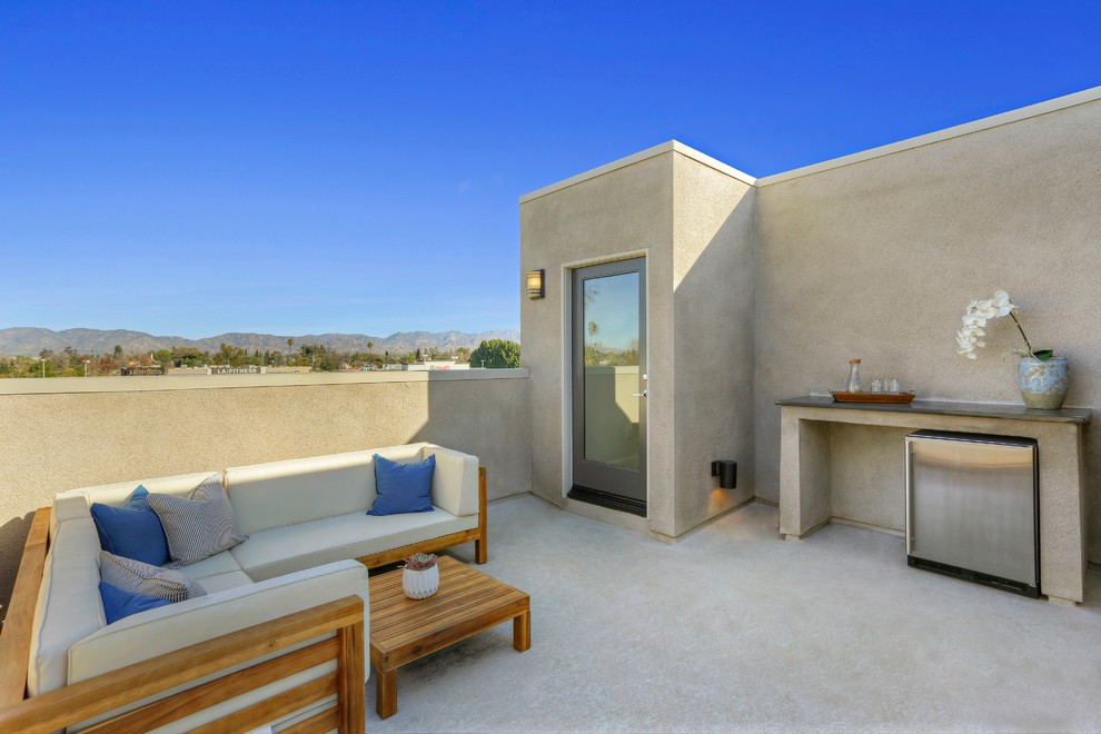 Warmington Residential The Glen LA Plan 2 Rooftop Deck Deck Los