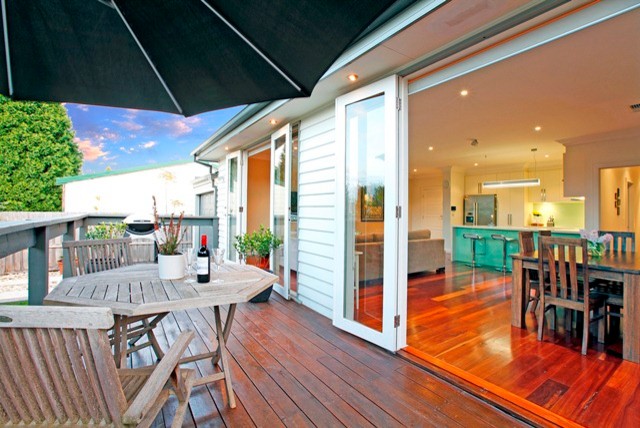 Weatherboard unit development - Modern - Deck - Melbourne | Houzz