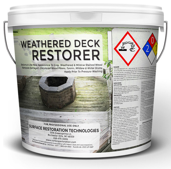 Weathered Deck Restorer - Deck - Detroit - by All Surface Restoration ...