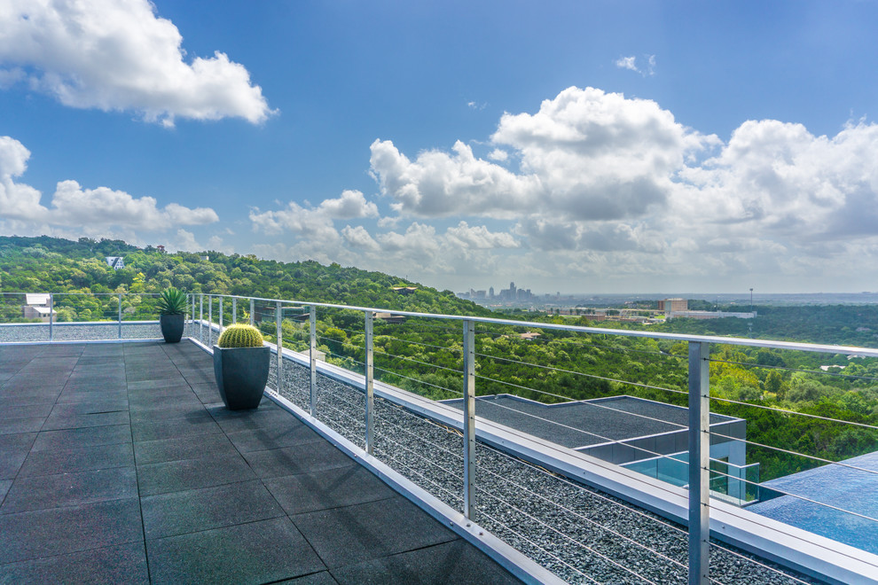 West Lake Hills Infinity Edge Pool & Decks (Ipe, Cable Railing ...