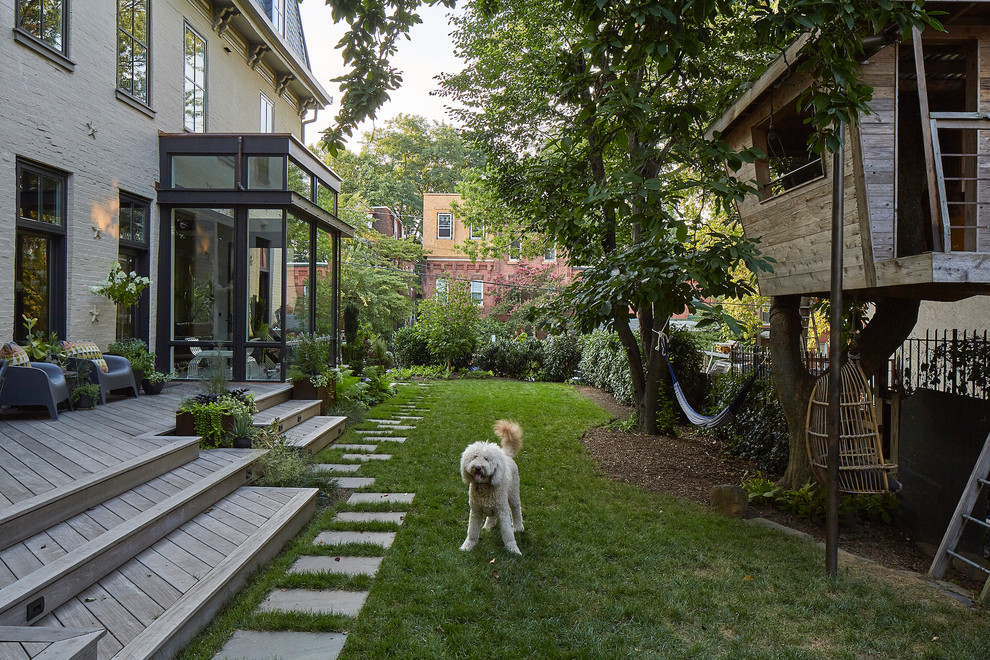 This is an example of a modern terrace in Philadelphia.