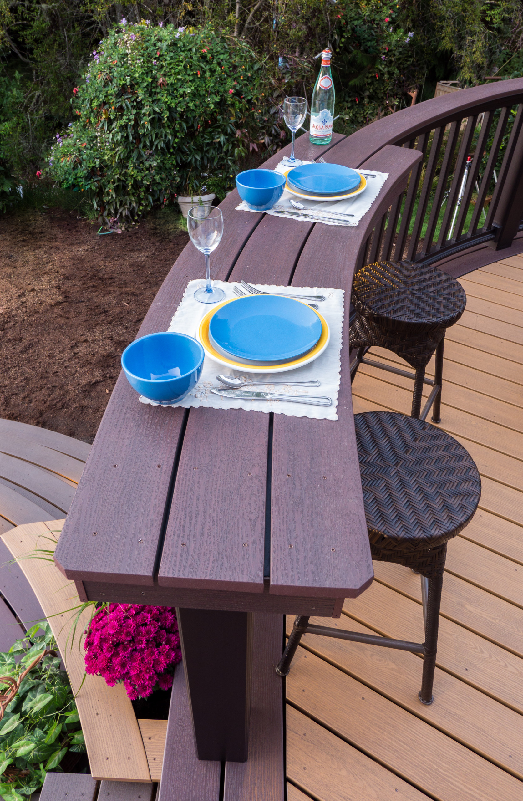 usi custom outdoor living on 75 Beautiful Purple Backyard Deck Pictures Ideas May 2021 Houzz