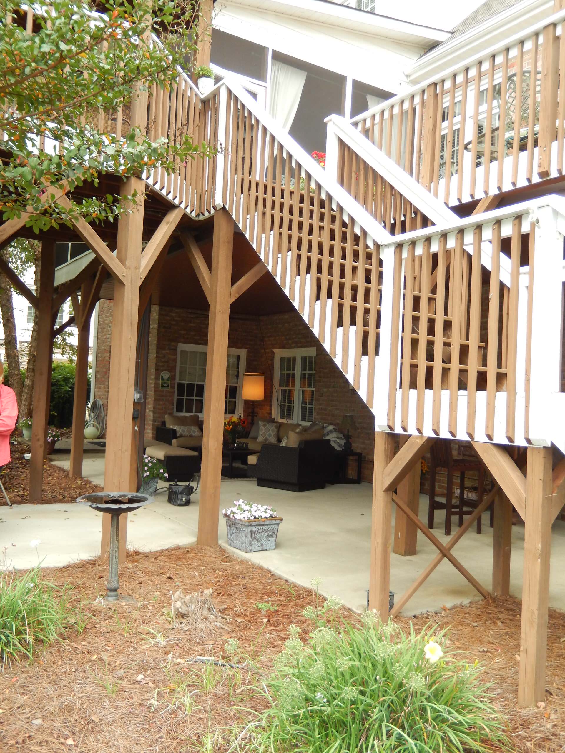 what to do with space under deck on Under Deck Ceiling Houzz