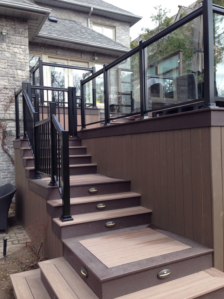 Wolf PVC decking Contemporary Staircase Toronto by DeckDaVinci