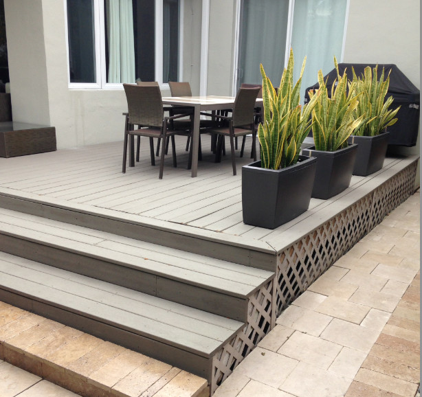 Wood Deck Contemporary Deck Miami by 3 SQFT Houzz