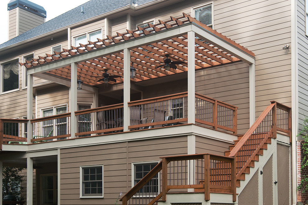 Wood Decks Transitional Deck Atlanta by Atlanta Decking & Fence