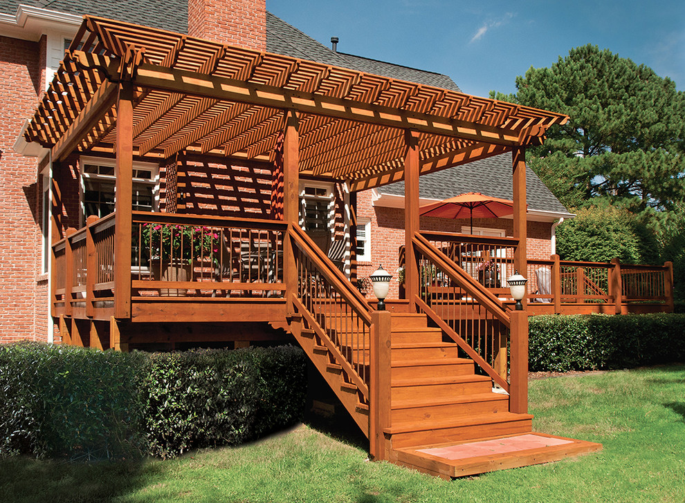 Wood Decks Traditional Deck Atlanta by Atlanta Decking & Fence