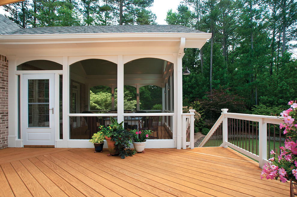 Wood Decks Transitional Deck Atlanta by Atlanta Decking & Fence