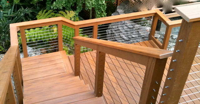 Wood Framed Cable Railing Systems, Outdoor Railing Systems