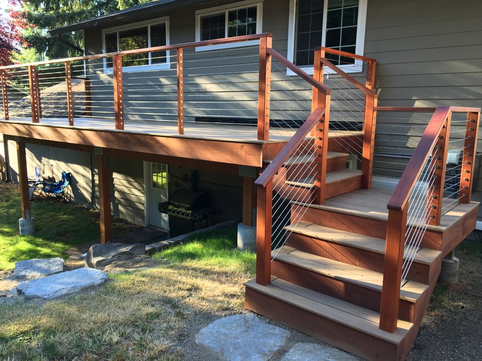 Woodinville Deck - Craftsman - Deck - Seattle - by Adobe Landscaping Co ...
