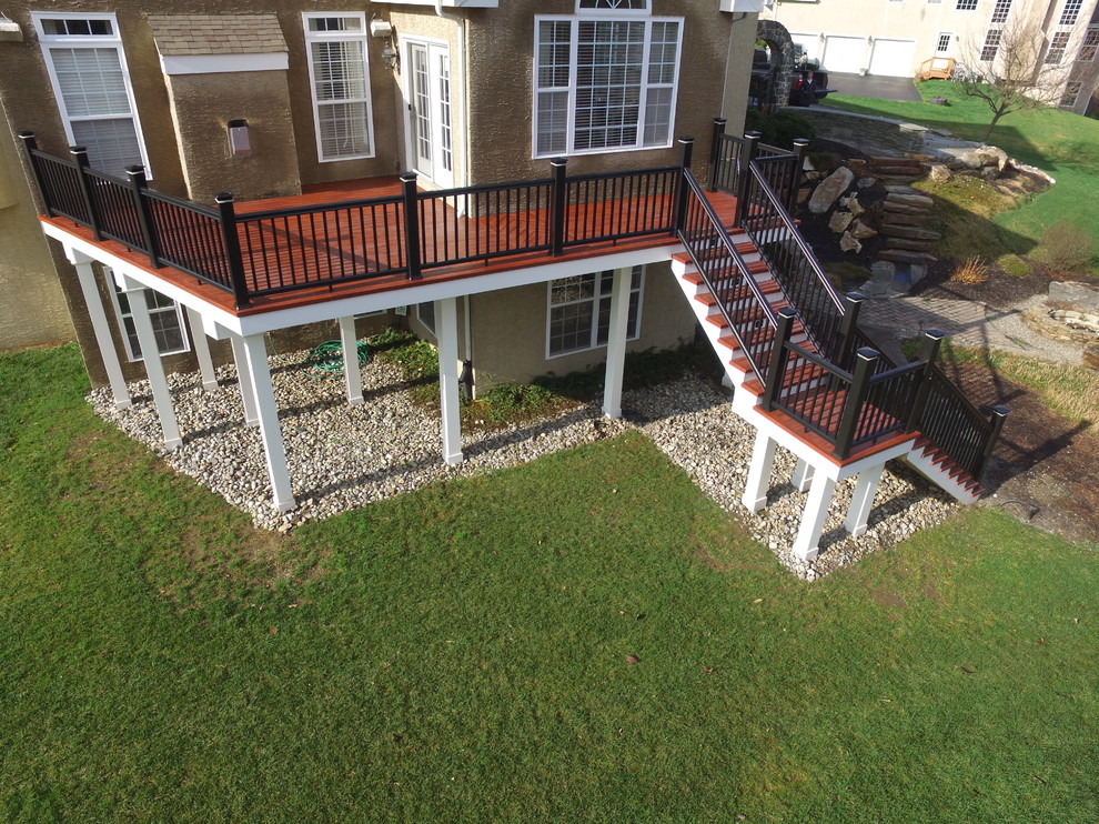 Zuri (Brazillia) Deck Extension with Timbertech Rails, Post & Beam