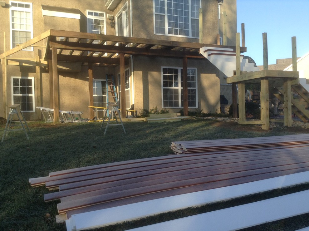 Zuri (Brazillia) Deck Extension with Timbertech Rails, Post & Beam