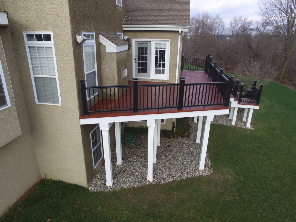 Zuri (Brazillia) Deck Extension with Timbertech Rails, Post & Beam