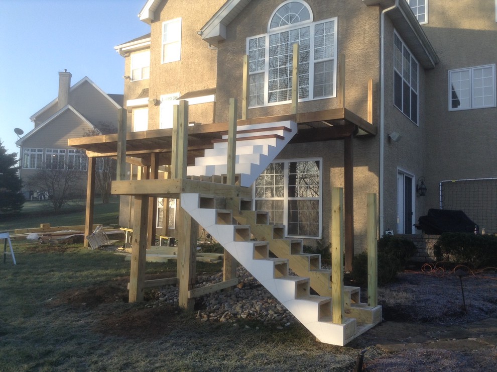 Zuri (Brazillia) Deck Extension with Timbertech Rails, Post & Beam