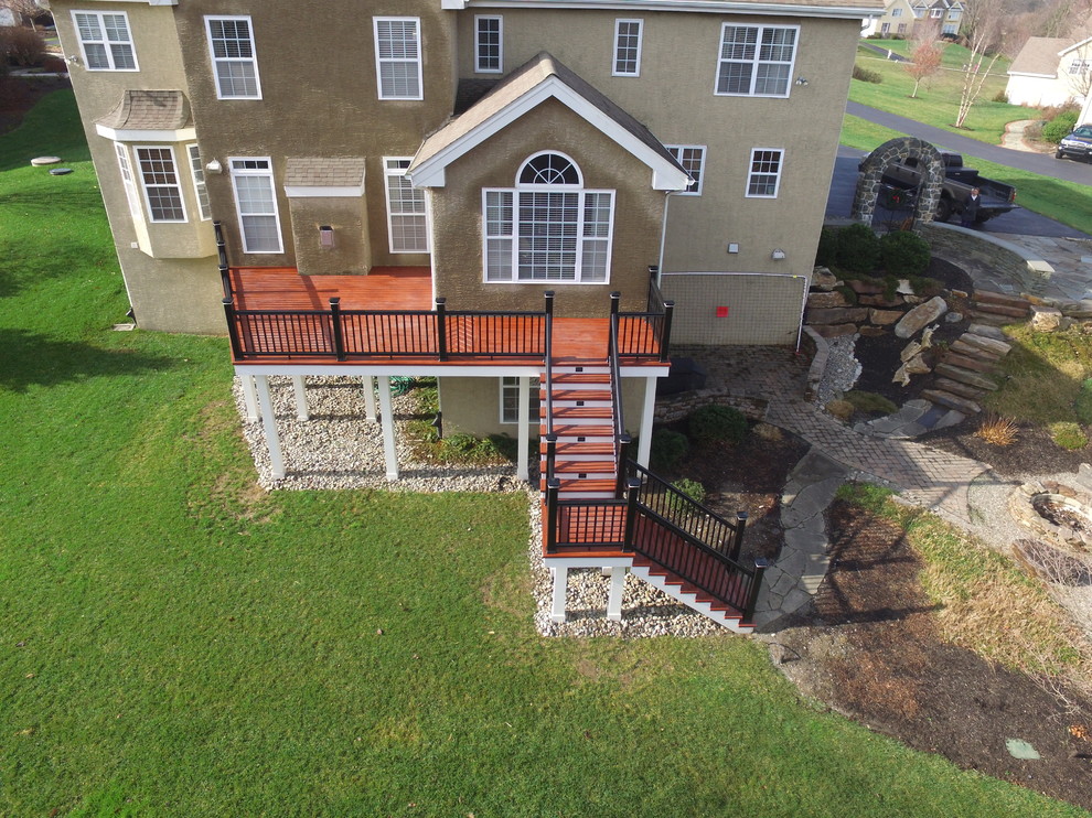 Zuri (Brazillia) Deck Extension with Timbertech Rails, Post & Beam