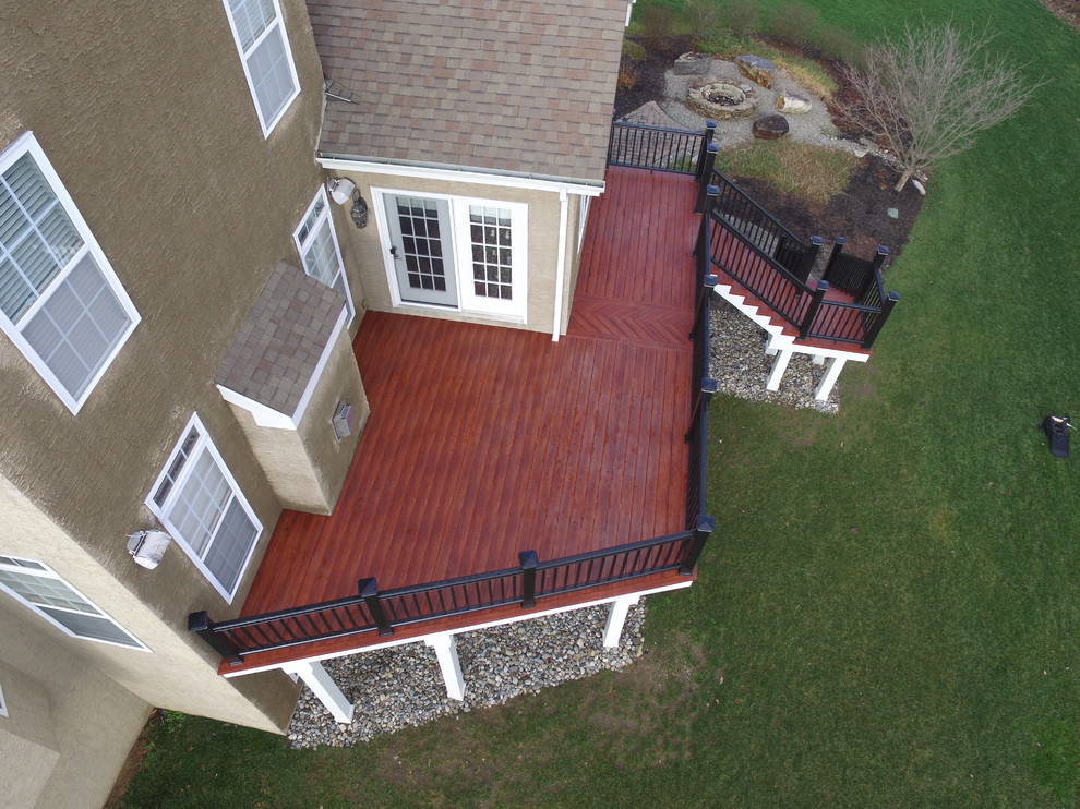 Zuri (Brazillia) Deck Extension with Timbertech Rails, Post & Beam