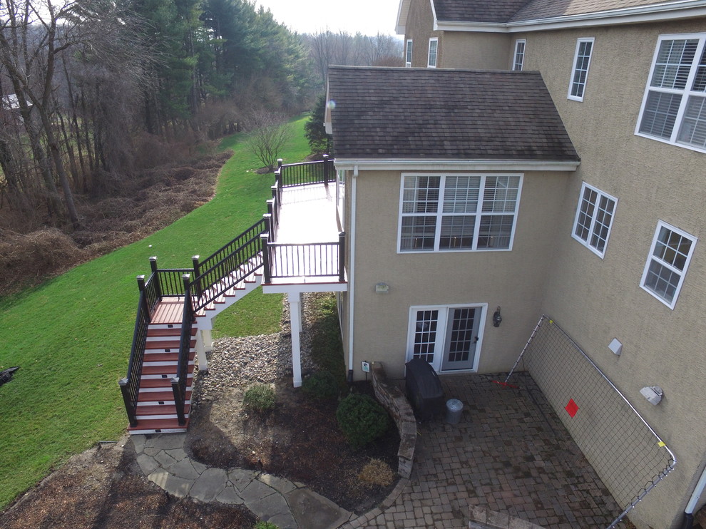 Zuri (Brazillia) Deck Extension with Timbertech Rails, Post & Beam