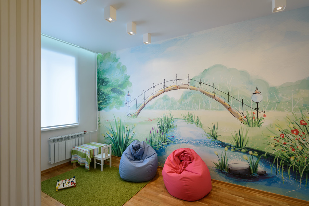 Inspiration for a contemporary kids' room remodel in Novosibirsk