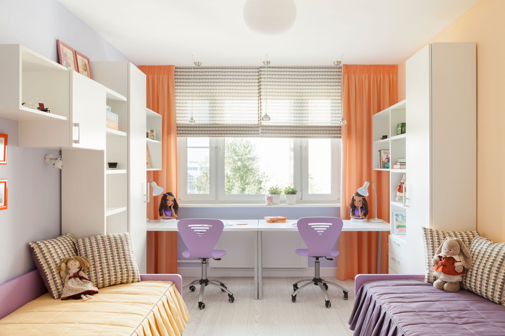 Kids' room - contemporary kids' room idea in Moscow