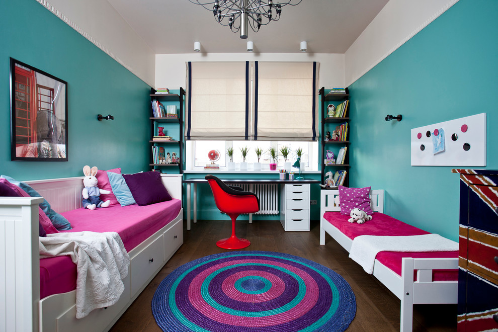 Inspiration for an eclectic kids' room remodel in Moscow