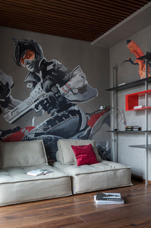 Проект детской комнаты мансард