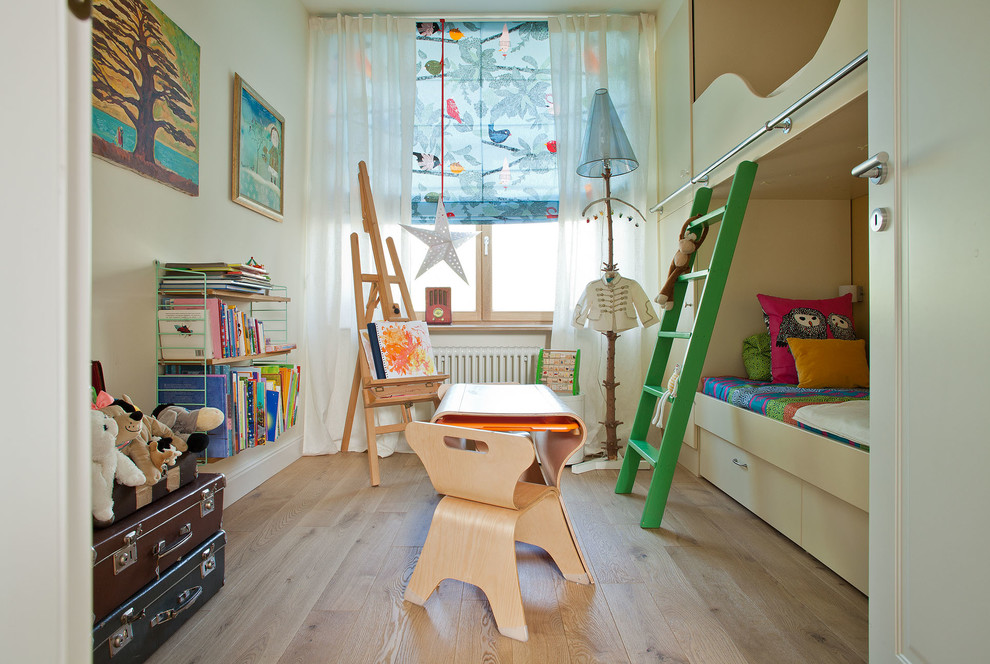 Idéer för att renovera ett skandinaviskt barnrum
