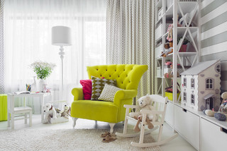 Проект детской комнаты мансард