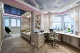 Проект детской комнаты мансард