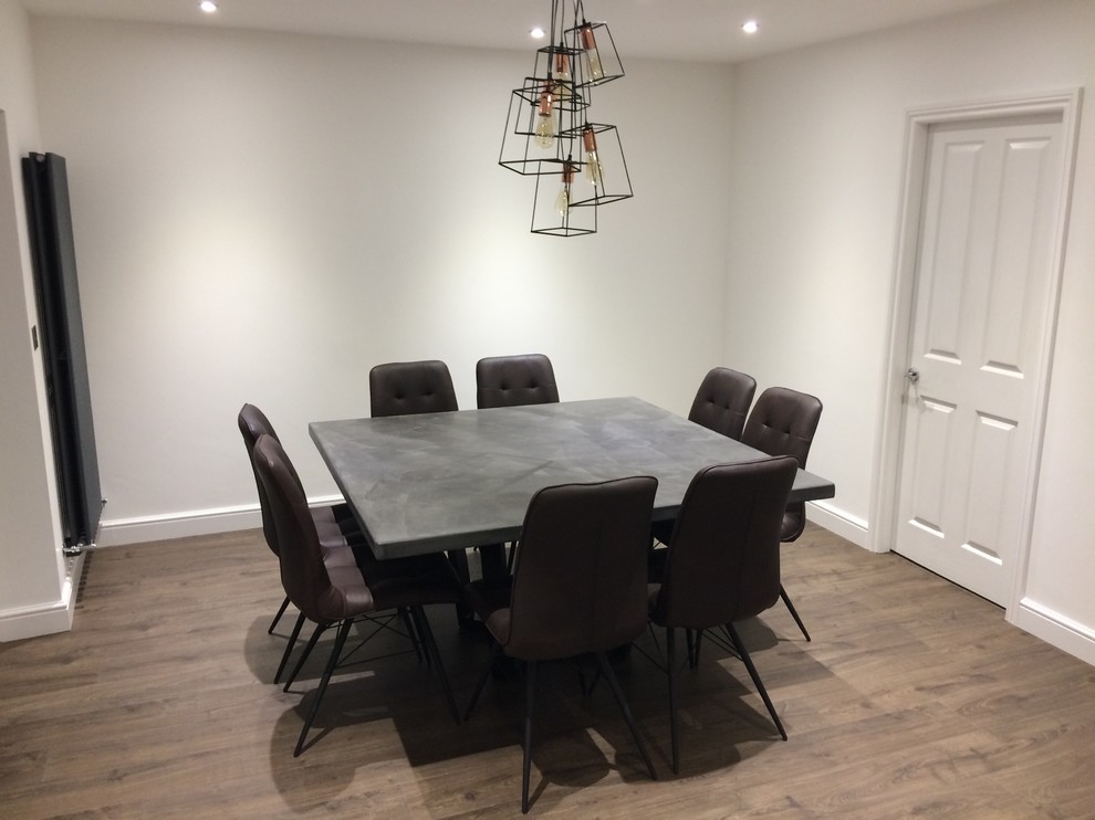 Photo of a modern dining room in Cheshire.