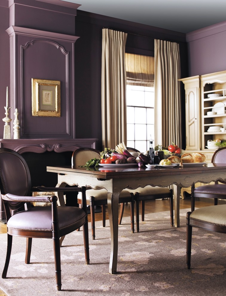 2014 Pantone Color Of The Year Radiant Orchid Traditional Dining Room Chicago By Baker Furniture