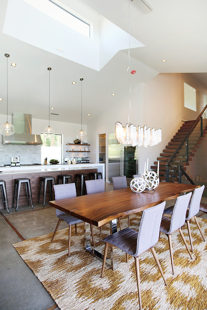 Design ideas for a contemporary dining room in Salt Lake City.